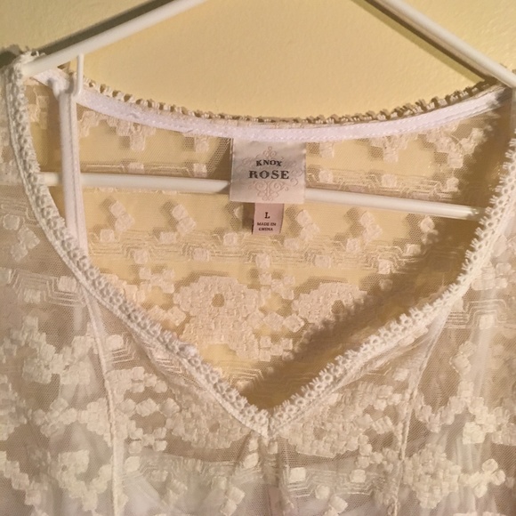 NWT woman's Knox Rose Lace Top Size Large - Picture 5 of 6